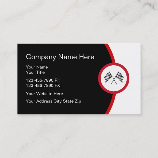 名車の刺 名刺 (正面)