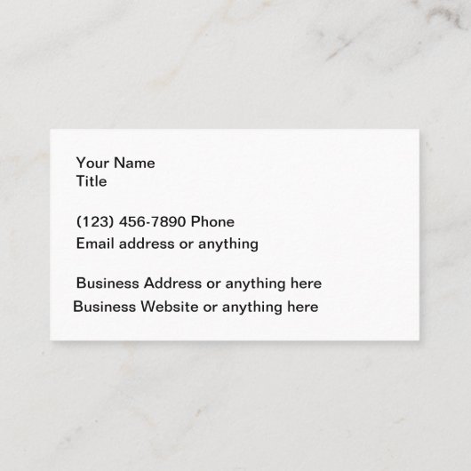 名車の刺 名刺 (裏面)