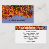 名退職した刺紅葉 名刺 (正面/裏面)