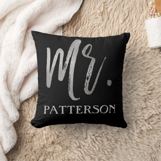 名銀箔フェイク枕 クッション (ブランケット)