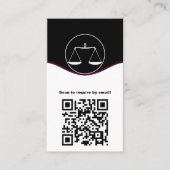 名門の弁護士の名刺 ロイヤリティカード (正面)