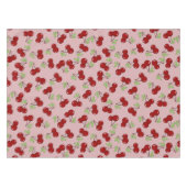 名門私立校風のさくらんぼチェック板パターン テーブルクロス (正面(横))