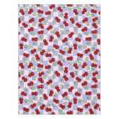 名門私立校風のさくらんぼチェック板パターン テーブルクロス (正面)