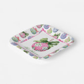 名門私立校風のオーナメントパーソナライズされた ペーパープレート (傾斜あり)