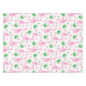 名門私立校風のクラシックGiraffesとCosmopolitans Jungle テーブルクロス (正面(横))