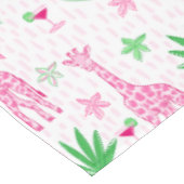 名門私立校風のクラシックGiraffesとCosmopolitans Jungle テーブルクロス (アングル)