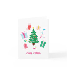 名門私立校風のクリスマスツリーハッピーホリデー