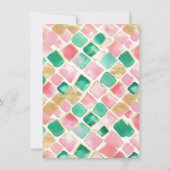 名門私立校風のクリスマスツリーパーティー 招待状 (裏面)