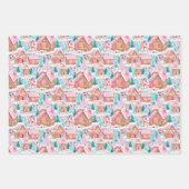 名門私立校風のクリスマス包装紙 ラッピングペーパーシート (正面)