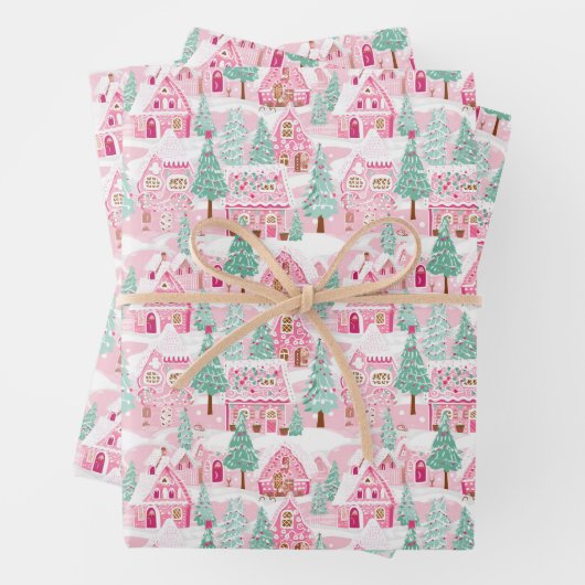 名門私立校風のクリスマス包装紙 ラッピングペーパーシート (インサイチュ)