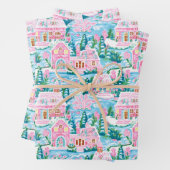 名門私立校風のクリスマス包装紙 ラッピングペーパーシート (インサイチュ)