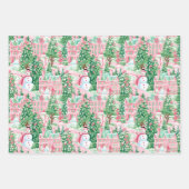 名門私立校風のクリスマス包装紙 ラッピングペーパーシート (正面3)