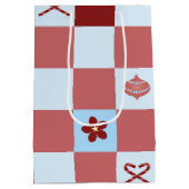 名門私立校風のクリスマス ミディアムペーパーバッグ (裏面)