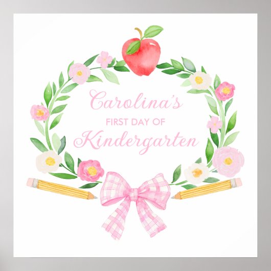 名門私立校風のパーソナライズされた弓学校の初日 ポスター (正面)