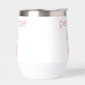 名門私立校風のピンクパイナパーソナライズされたプル (左面)