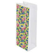 名門私立校風のフローラ抱き枕 ワインギフトバッグ (正面アングル)