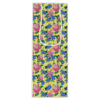 名門私立校風のフローラ抱き枕 ワインギフトバッグ