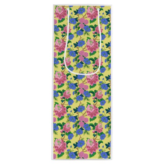 名門私立校風のフローラ抱き枕 ワインギフトバッグ (正面)