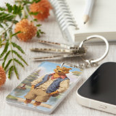 名門私立校風のプー1 キーホルダー (正面右)