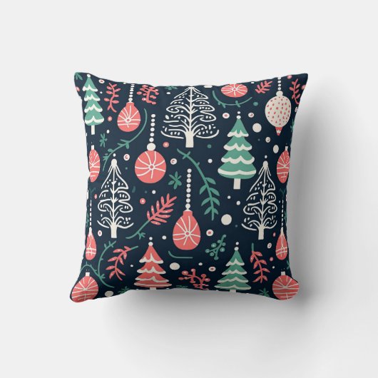 名門私立校風のモノグラムの枕 クッション (裏面)