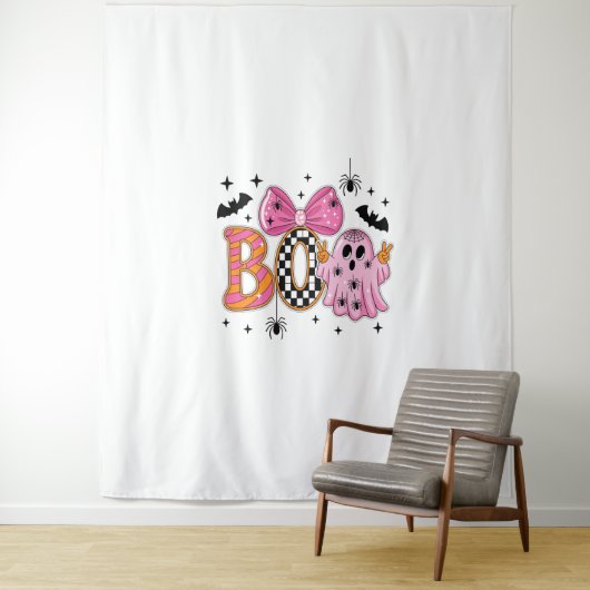 名門私立校風の不気味ハロウィーン タペストリー (インサイチュ)