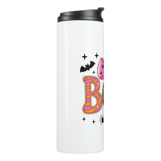 名門私立校風の不気味ハロウィーン タンブラー (回転左)