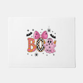 名門私立校風の不気味ハロウィーン ドアマット (正面)