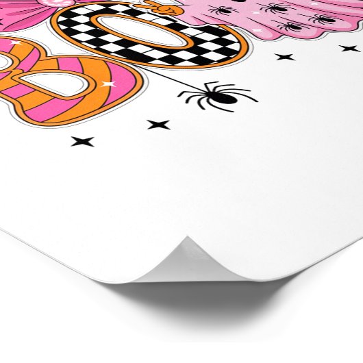 名門私立校風の不気味ハロウィーン ポスター (角)