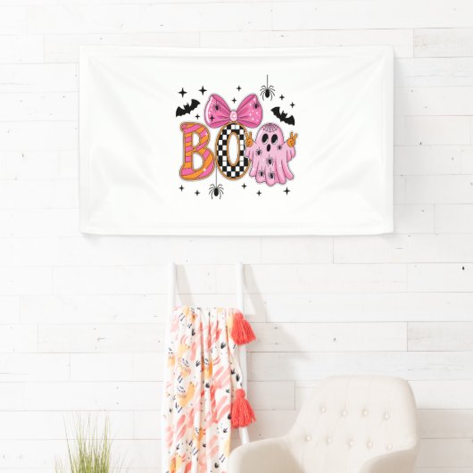 名門私立校風の不気味ハロウィーン 横断幕 (インサイチュ)