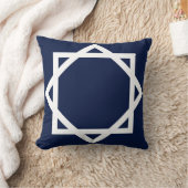 名門私立校風の図縁ど クッション (ブランケット)