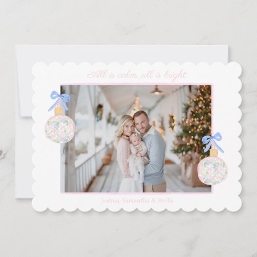 名門私立校風の大千年のクリスマス球根 シーズンカード (正面)