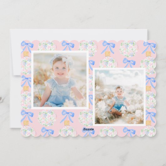 名門私立校風の大千年のクリスマス球根 シーズンカード (裏面)