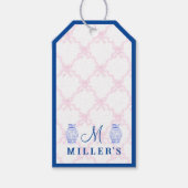 名門私立校風の大千年パーソナライズされた生姜 ギフトタグ (正面)