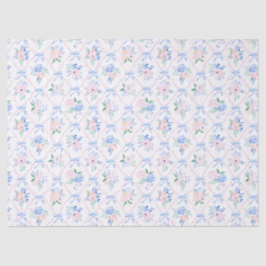 名門私立校風の淡いピンク無地の色 薄葉紙 (正面)