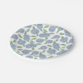 名門私立校風の紫陽花ニューイングランド結婚ズ ペーパープレート (アングル)