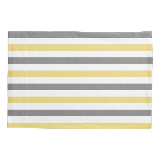 名門私立校風の結婚ストライプイニシャルカスタムモノグラム 枕カバー (裏面)