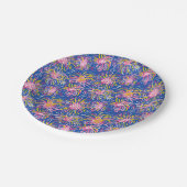 名門私立校風の花火7月4日紙プレート ペーパープレート (アングル)