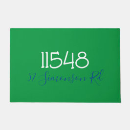 名門私立校風の郵便番号通りアドレパーソナライズされたスDoorma ドアマット