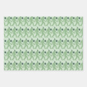 名門私立校風の&ブよくはしゃぐライト誕生日カラフルビッグフット ラッピングペーパーシート (正面3)