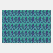 名門私立校風の&ブよくはしゃぐライト誕生日カラフルビッグフット ラッピングペーパーシート (正面2)