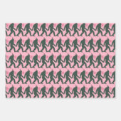 名門私立校風の&ブよくはしゃぐライト誕生日カラフルビッグフット ラッピングペーパーシート (正面3)