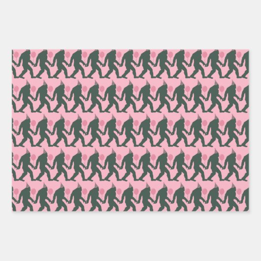 名門私立校風の&ブよくはしゃぐライト誕生日カラフルビッグフット ラッピングペーパーシート (正面3)