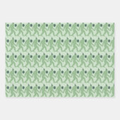 名門私立校風の&ブよくはしゃぐライト誕生日カラフルビッグフット ラッピングペーパーシート (正面)