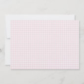 名門私立校風のChinoiserie Christmas Pagodaモノグラム 招待状 (裏面)