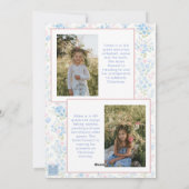 名門私立校風のGrandmillennial Christmas Bowスワッグ写真 シーズンカード (裏面)