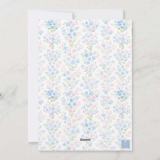 名門私立校風のGrandmillennial Christmas Bowスワッグ写真 シーズンカード (裏面)