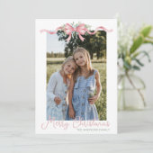 名門私立校風のGrandmillennial Christmas Bowスワッグ写真 シーズンカード (スタンド正面)