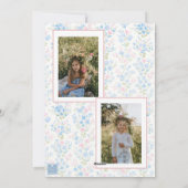 名門私立校風のGrandmillennial Christmas Bowスワッグ写真 シーズンカード (裏面)