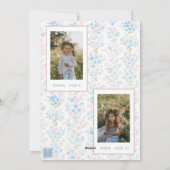 名門私立校風のGrandmillennial Christmas Bowスワッグ写真 シーズンカード (裏面)