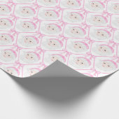 名門私立校風のPink Santaはクリスマス大千年を迎える ラッピングペーパー (角)